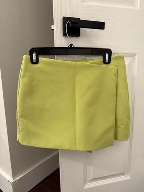 Zara Lime Green Mini Skirt